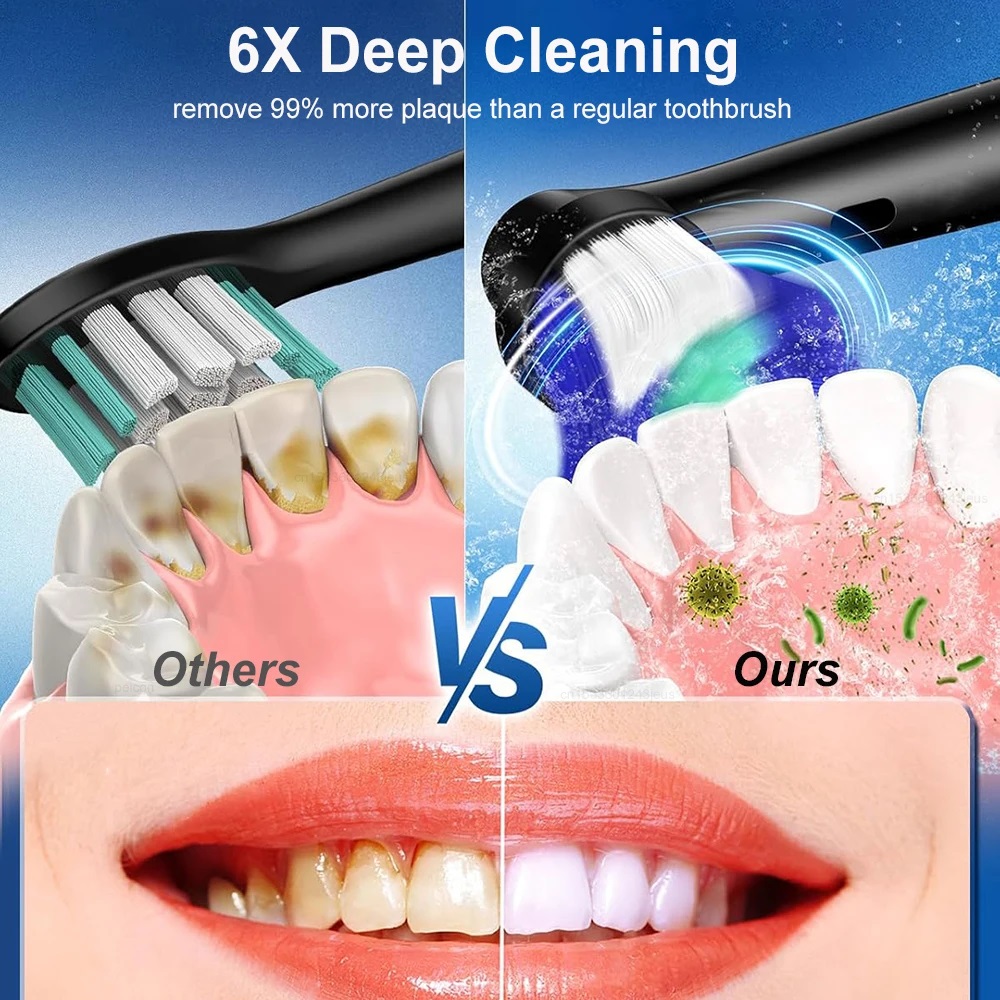 Revolving brush vs normal